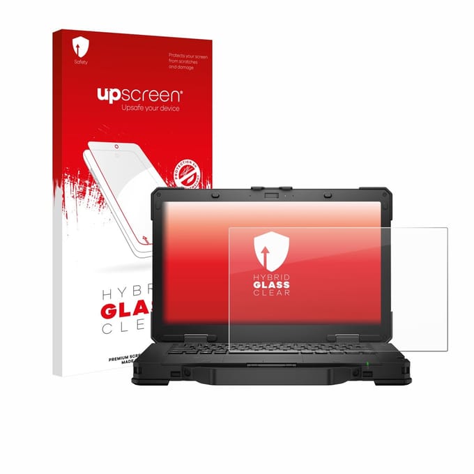 upscreen - Screenprotector voor Dell Pro Rugged 14 Laptop - Folie Beschermfolie Beschermglas transparant