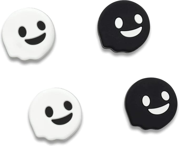 4 STKS Zachte Siliconen Thumb Grips voor Switch/Switch Lite - 3D Cartoon Analoge Stick Caps