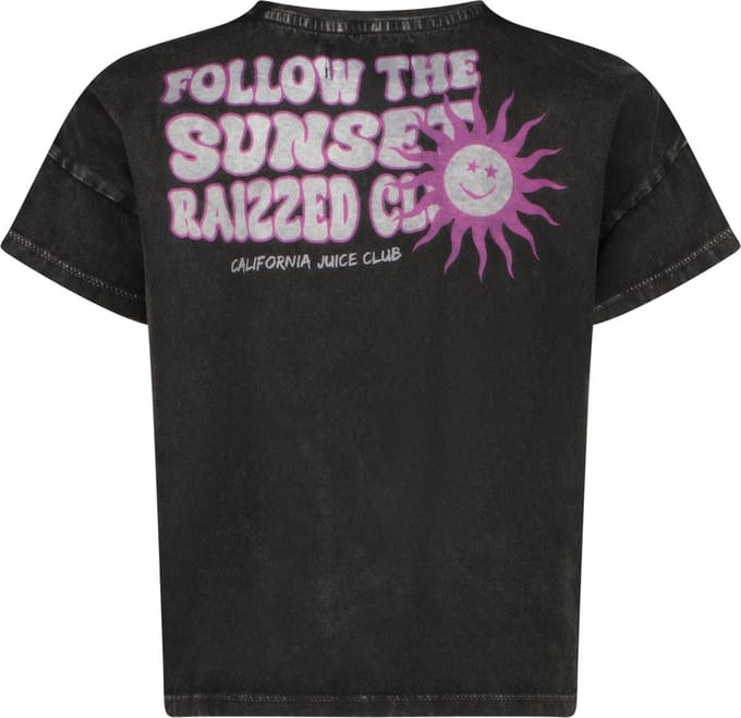 Raizzed meisjes T-shirt Kiara Washed black Comfort