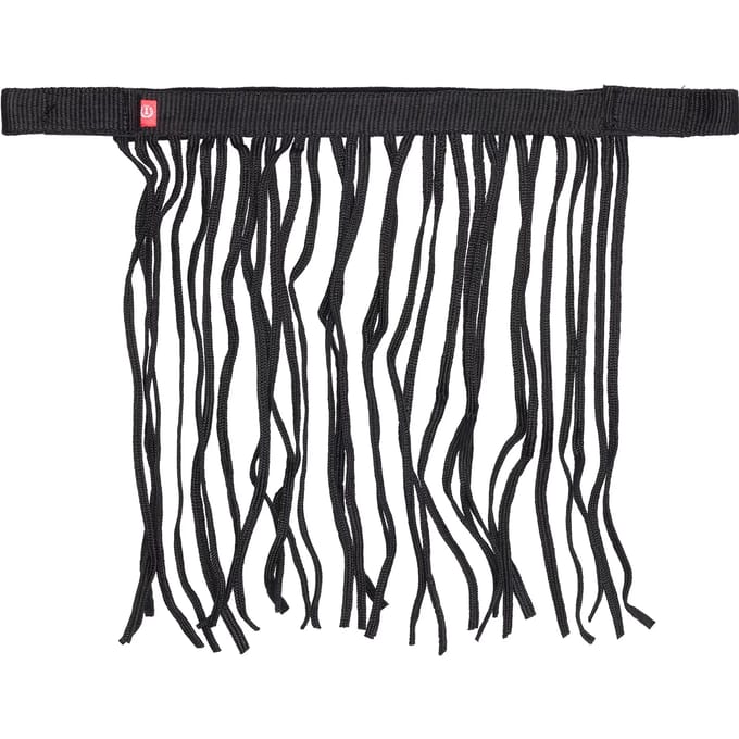 Imperial Riding - Vliegenfrontriem Nylon - Met klittenband - Zwart - Maat Cob