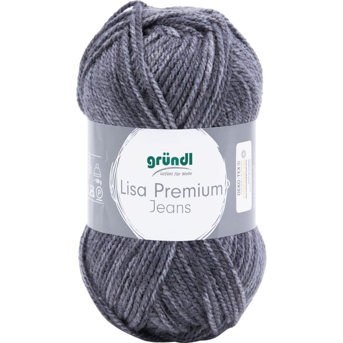 Gründl Wol "Lisa Premium Jeans" - Slate Grey Mottled