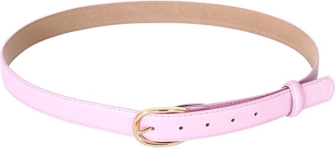 Yehwang PU lederen riem Roze