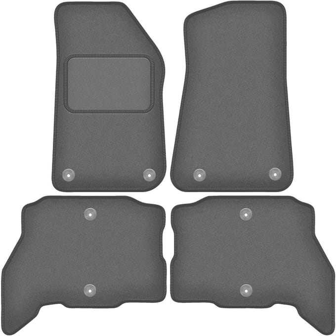 Grafiet automatten voor: Jeep Wrangler JL 4XE 5-deurs (2021-2023)
