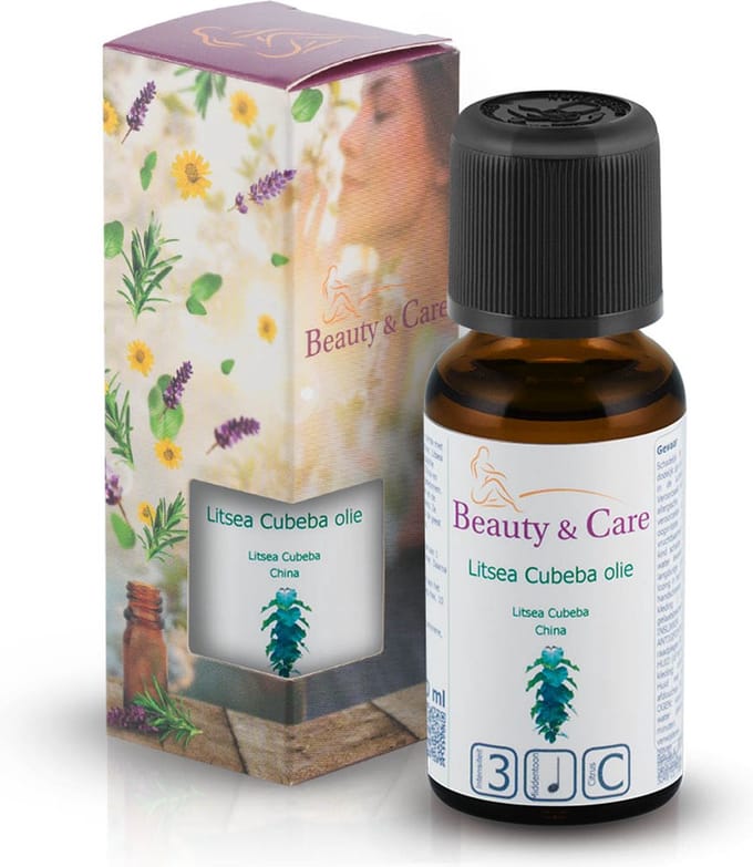 Litsea Cubeba etherische olie - Beauty & Care - 20 ml. new