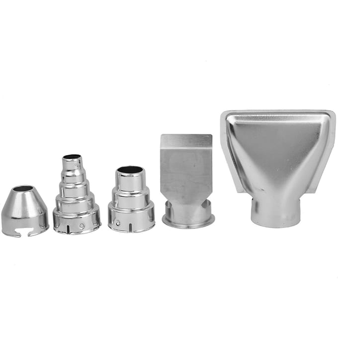 5 stuks set RVS Heteluchtpistool Mondstukken Heat Blower Accessoires