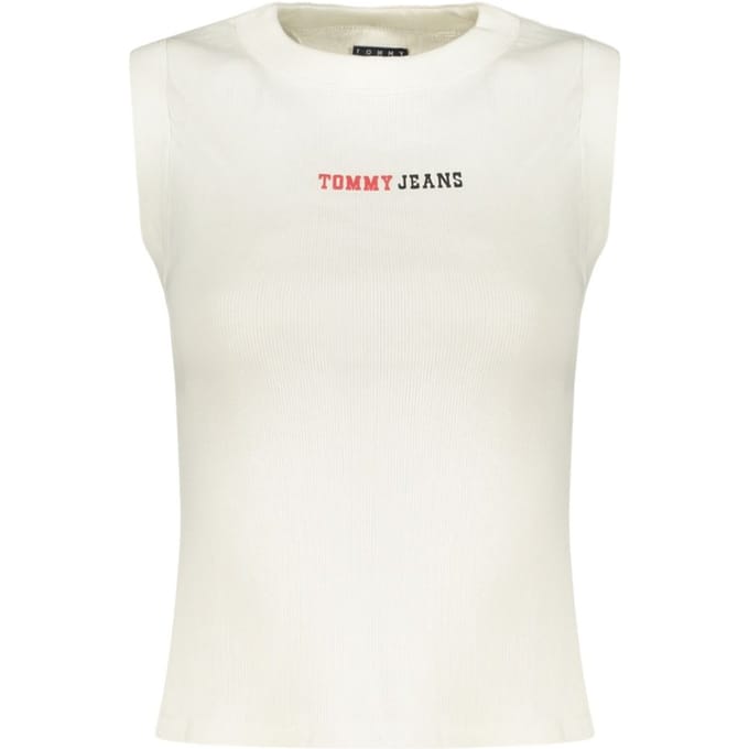 Tommy Hilfiger Witte Katoenen Dames Tanktop