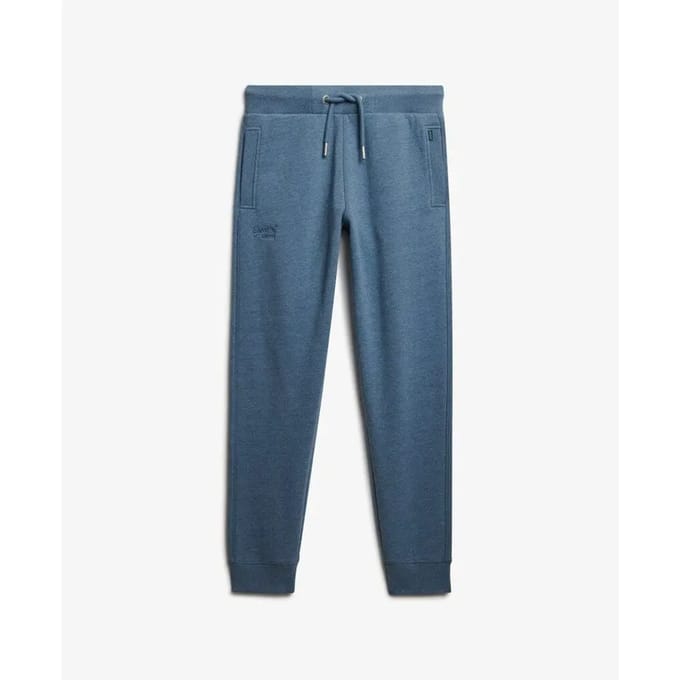 Superdry Vintage Logo Geborduurde Joggingbroek Light Blue Grootte: Xxl