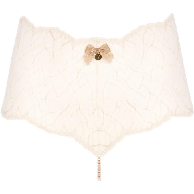 Bracli | Panty Pearl Thong Ivory | Luxury Lingerie size Plus size plus