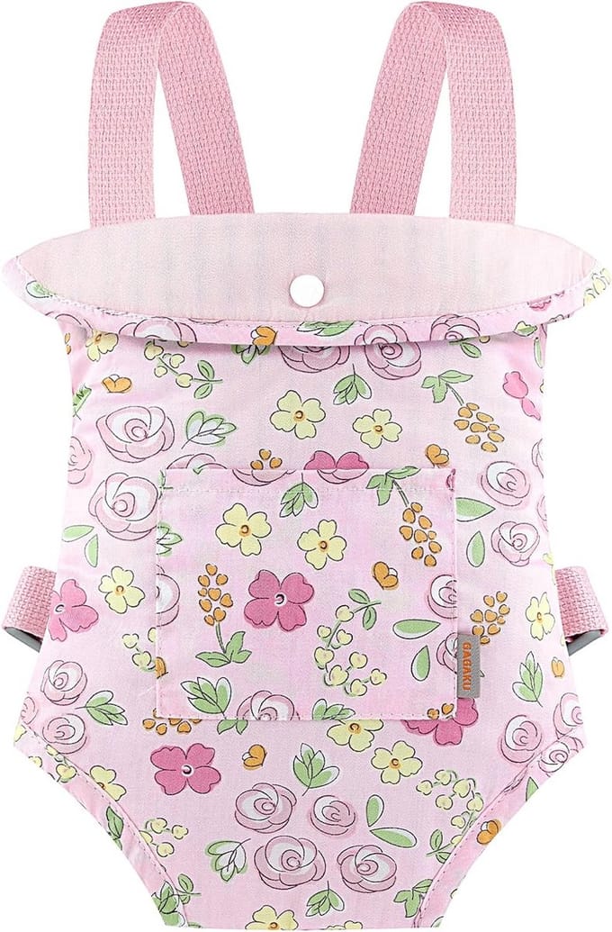 Draagzak voor poppen kinderen kinderwagen vanaf 3 jaar - roze