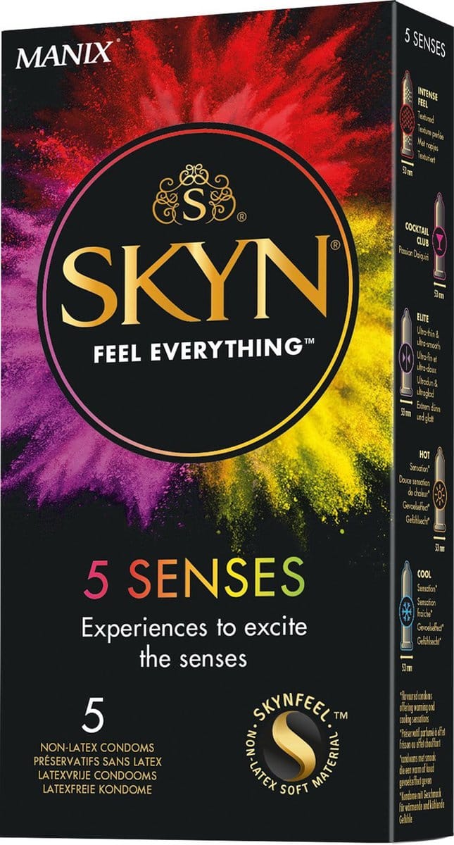 Skyn 5 Senses Latexvrije condooms 5 stuks