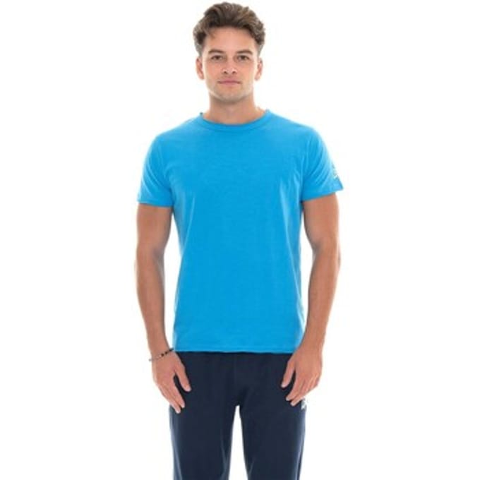 T-shirt Leone 1947 Man T-Shirt Short Sleeves Slub Small Logo