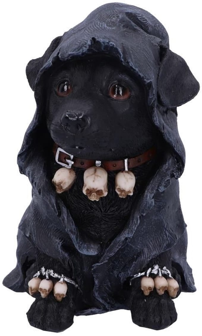 Nemesis Now - Reapers Canine - Cloaked Grim Reaper Dog Figurine 17cm