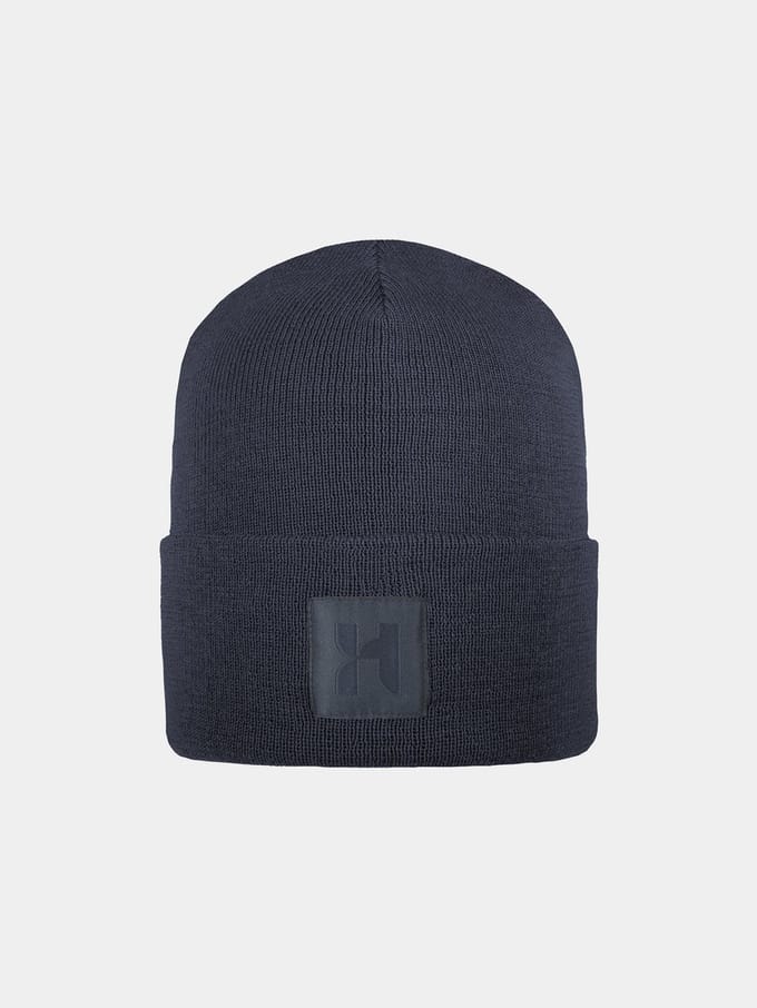 Hatland Dogan Wollen Muts - Heren Mutsen - Navy