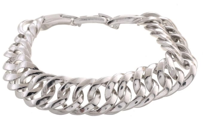 Behave Schakelarmband, metaal, lengte 18-19,5