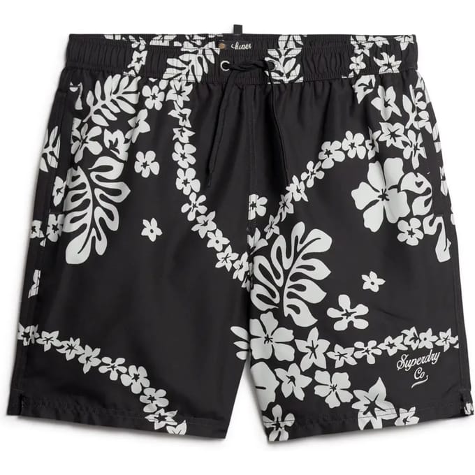 Zwemshort met Hawaii-print Superdry