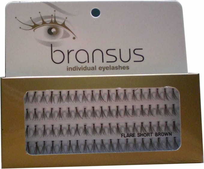 Wimperverlenging Flairs Short Brown, nepwimpers