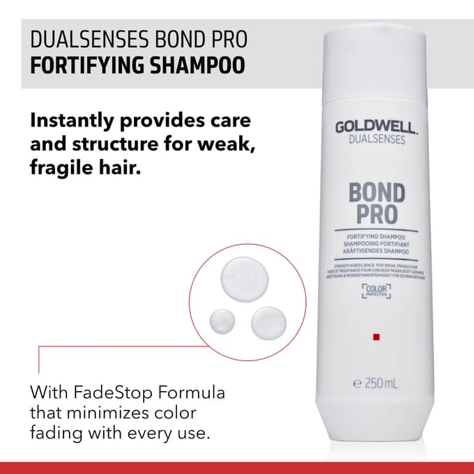 Goldwell Bond Pro Fortifying Shampoo Herstelshampoo Dames 1000 ml