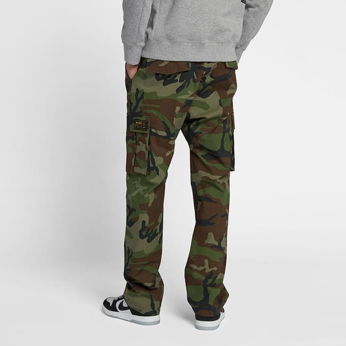 Nike SB Flex Cargo Broek Heren Onderkleding Camouflage 885864-222 XL gray
