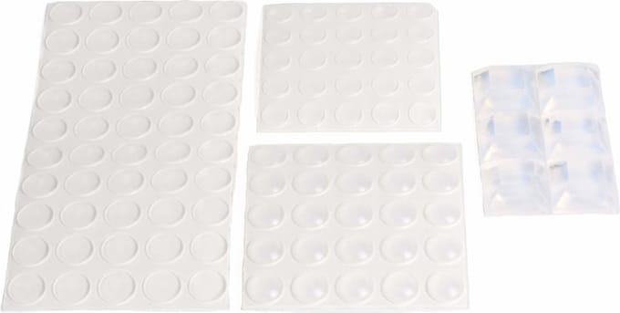 Benson Stootdoppen - Stootkussens - Siliconen doppen - Deurbuffer - assortiment van 106 Stuks (diverse maten)
