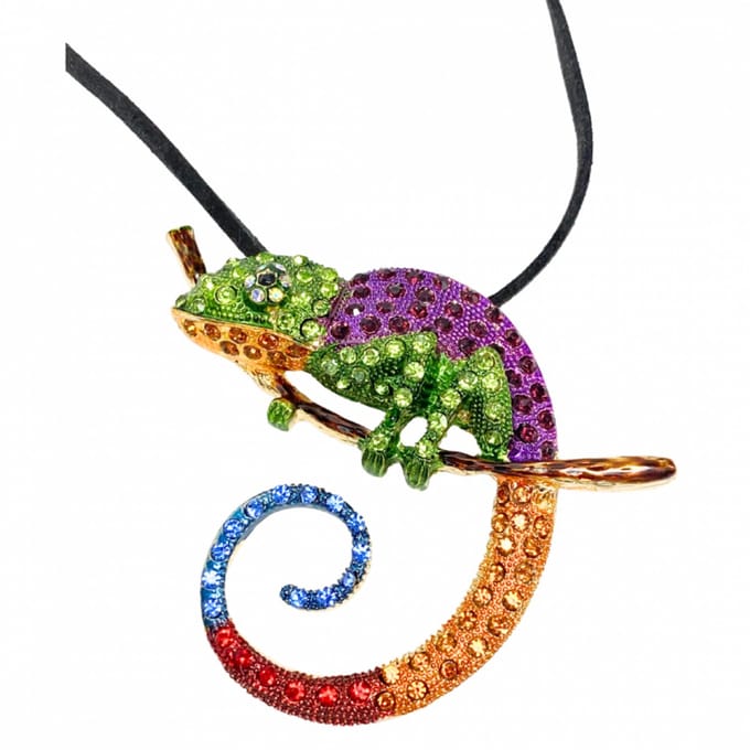 Ketting- Kameleon -gekleurd -verstelbaar - Charme Bijoux