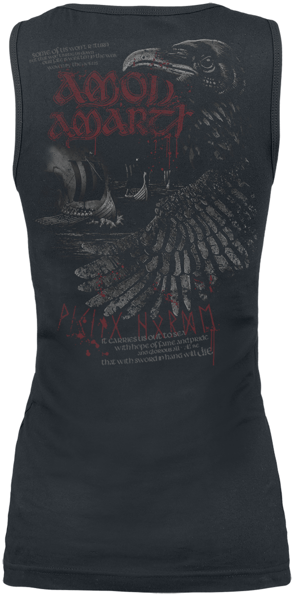 Amon Amarth Top - Hammer - L tot XXL - voor Vrouwen - zwart