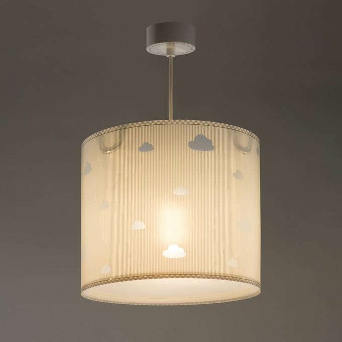 Dalber Kinderkamer hanglamp SWEET DREAMS, grijs, wolken