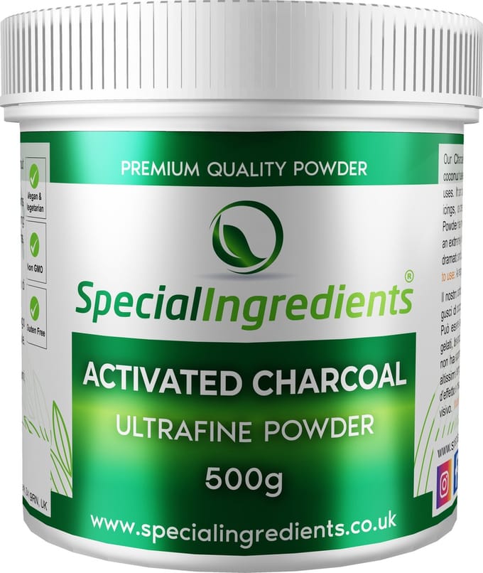 Activated Charcoal - 500 g - Geactiveerde Houtskool - Actieve Kool - 100% Plantaardig - Hersluitbare Pot - Recycled Plastic