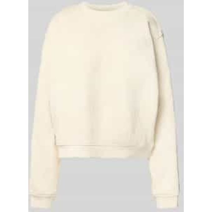 Sweatshirt met structuurmotief
