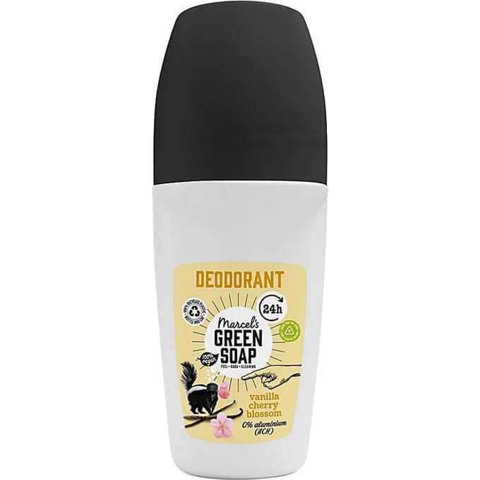 Marcel's Green Soap Deo Roller Vanille & Kersenbloesem