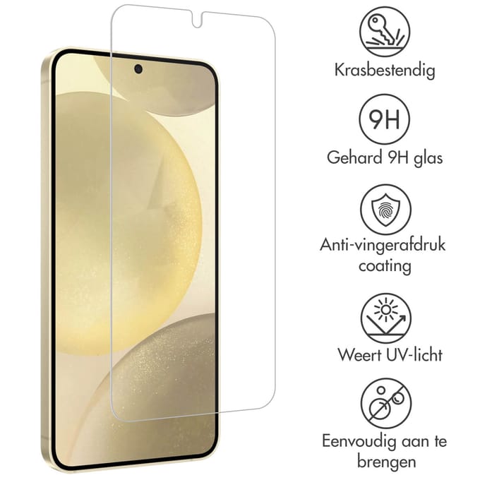 Accezz Screen Protector - Geschikt voor Samsung Galaxy S24 Plus / S25 Plus - 2 Pack Glass Screenprotector