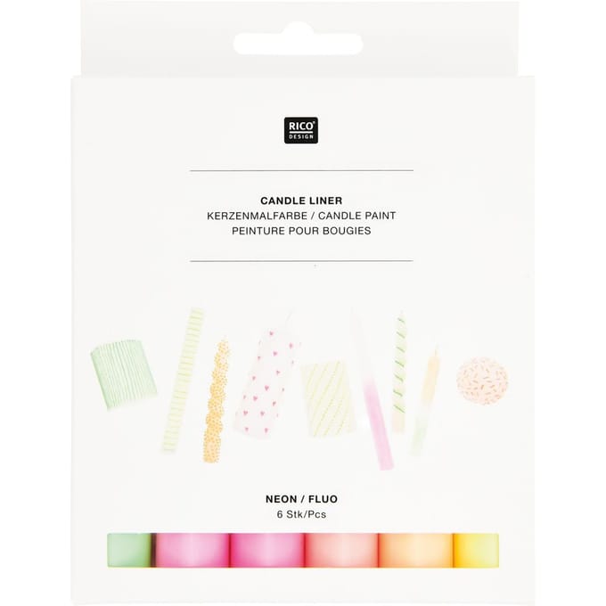 Candle Liner Set "Neon"