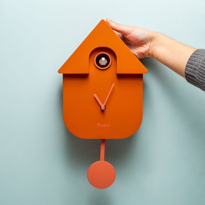 Fisura Cuckoo House Koekoeksklok – Aanpasbaar Volume – Terracotta