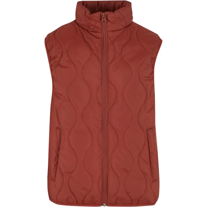 Urban Classics - Super Light Bubble Mouwloos jacket - M - Oranje