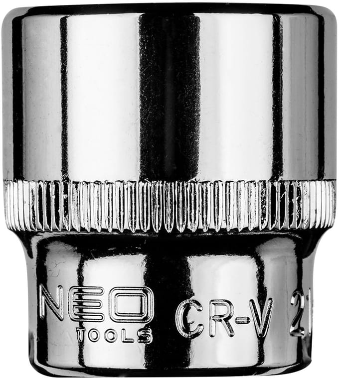 NEO - Dopsleuteldop - 3/8" - 21 mm - Chroom-Vanadium Staal
