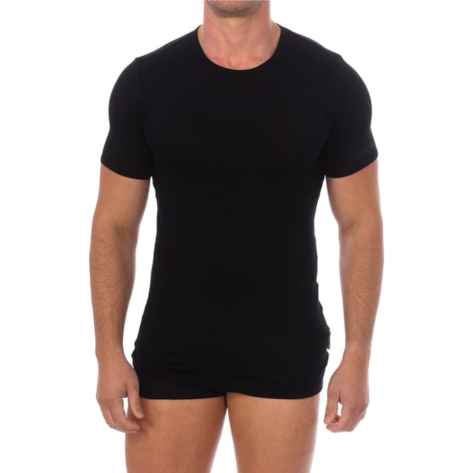 Mode Bamboe T-shirt korte mouw BKK1UTS03SI man