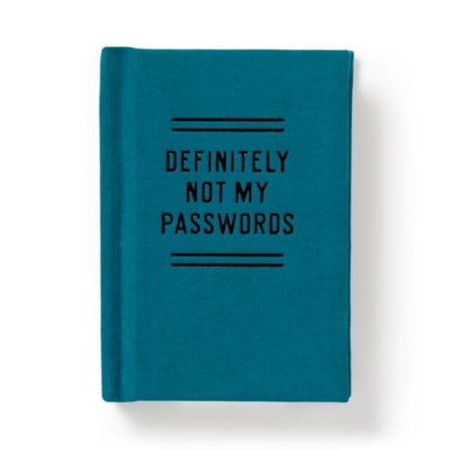 Definitely Not My Passwords Tiny Diary - Tiny Diaries - Brass Brass Monkey