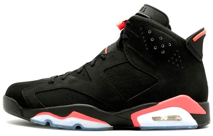 Jordan 6 Retro Infrared Black 2014 384664-023 41 gray