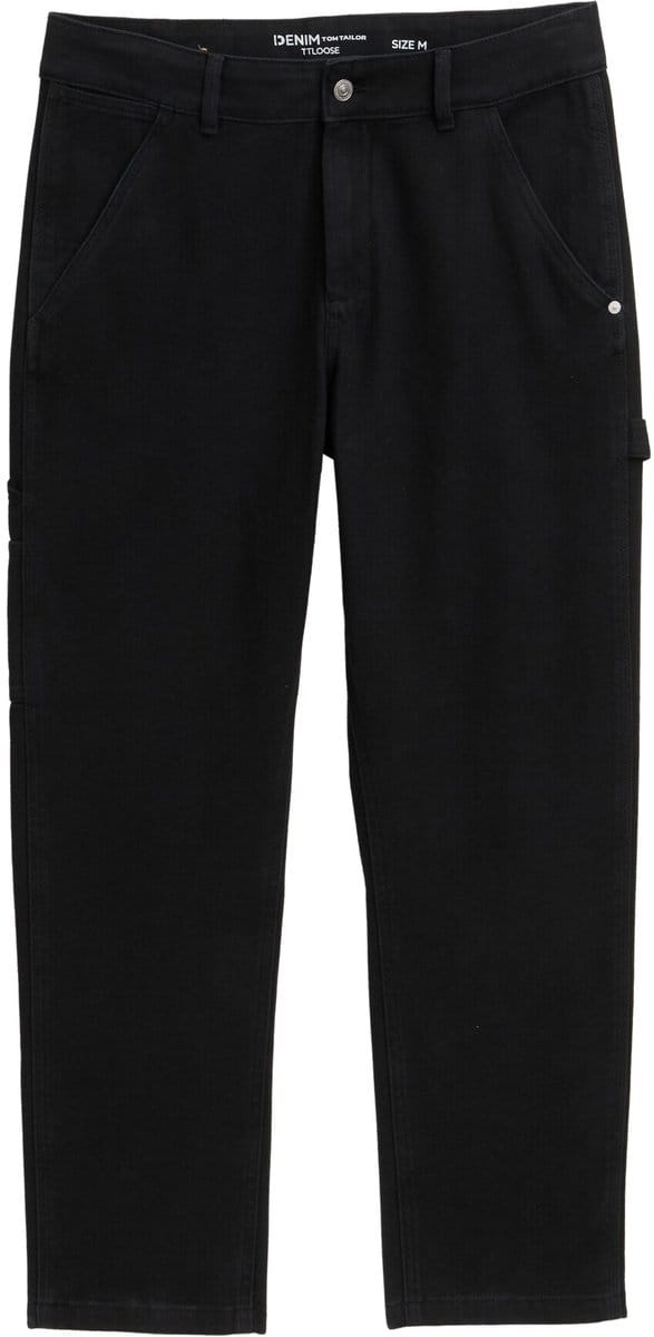 Tom Tailor Denim - TTLoose jeans in een utility look - Maat S - Black