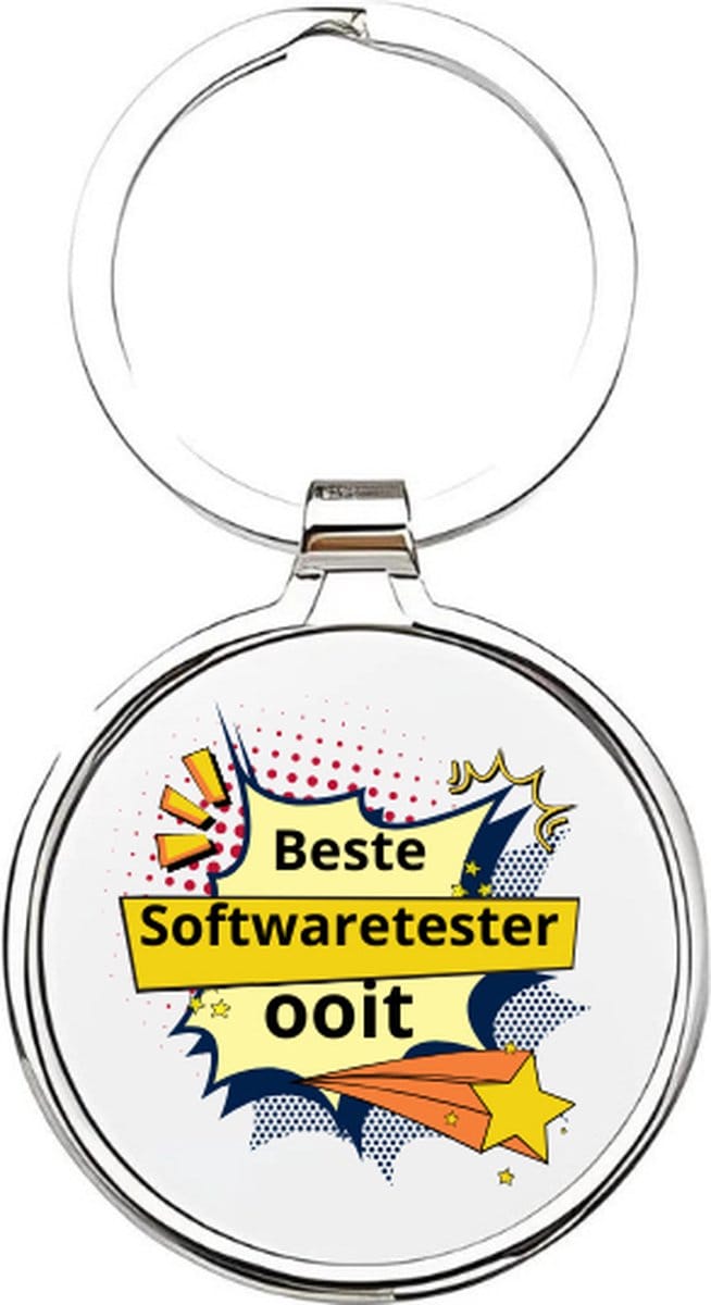 Akyol - de beste softwaretester ooit Sleutelhanger - Ict - de beste softwaretester - softwaretester - softwareconsultant - software - ontwikkelaar - ict - technici - technicus - afdeling ict - werk - ict manager - administrator - 4 x 7,5 CM