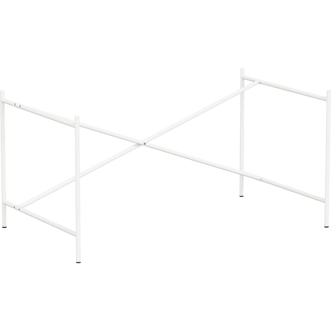 Richard Lampert Eiermann 2 tafelframe - wit - excentrische stut - 100 x 66 cm - zonder verlenging (hoogte 66 cm)