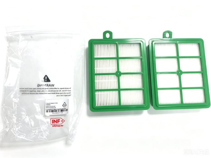 HEPA-filter H12 Geschikt voor Philips/Electrolux stofzuigers 2-pack
