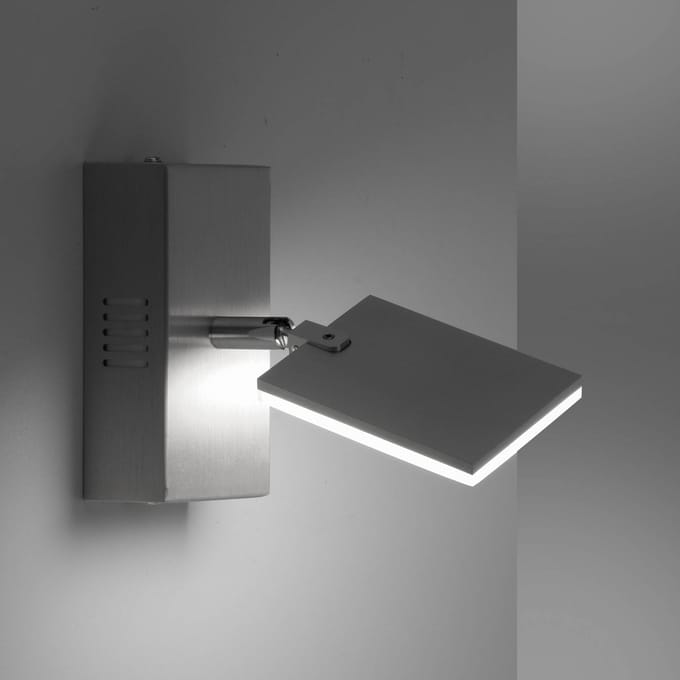 PURE Mira LED wandlamp met remote, CCT, alu
