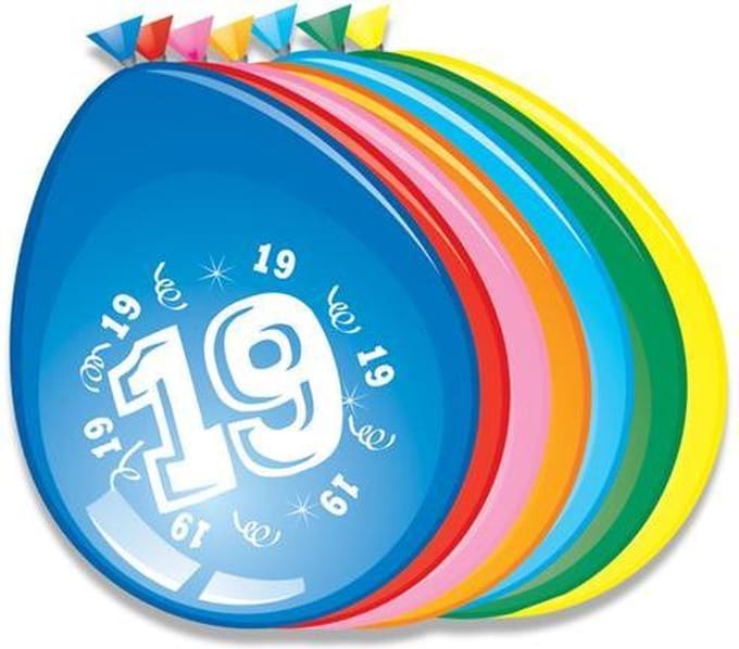 Ballonnen 19 jaar