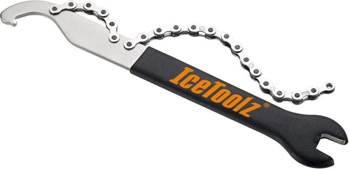 Multi-speed gereedschap IceToolz 24034S4 met pedaalsleutel, haak en freewheelafnemer 1/2x3/32