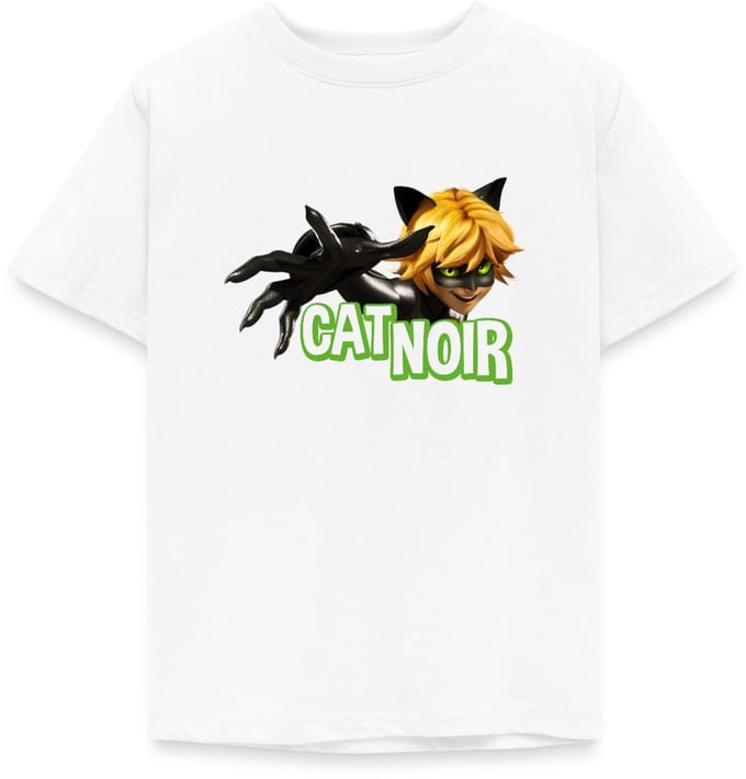 Miraculous Cat Noir Adrien T-Shirt Kinderen