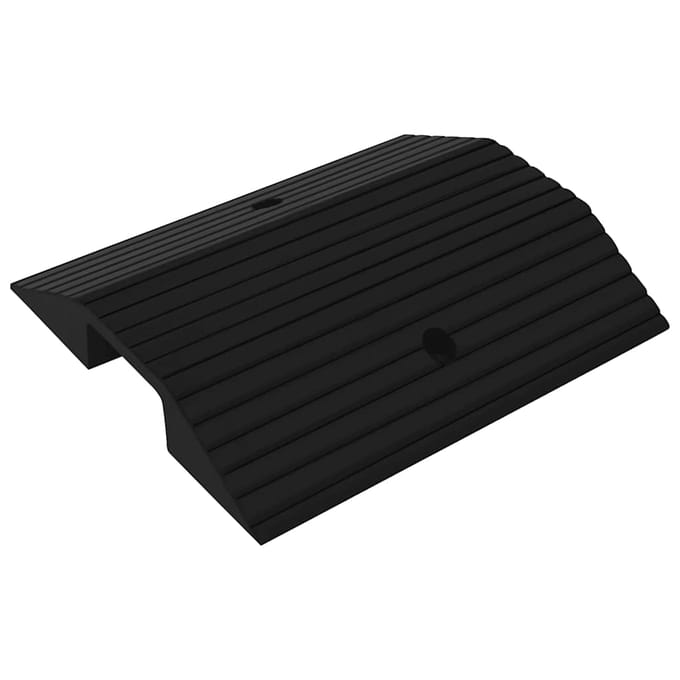 Vidaxl Drempelbrug Overrijbrug, 49X40X8 Cm, Rubber