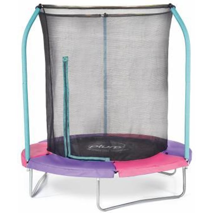 Plum Junior Trampoline 183cm met veiligheidsnet Trampolines Opbouw trampolines