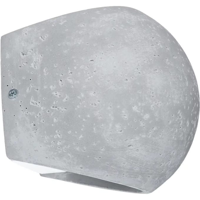 Sollux Lighting Wandlamp Globe - G9 - grijs - concreet - 18x14x14cm