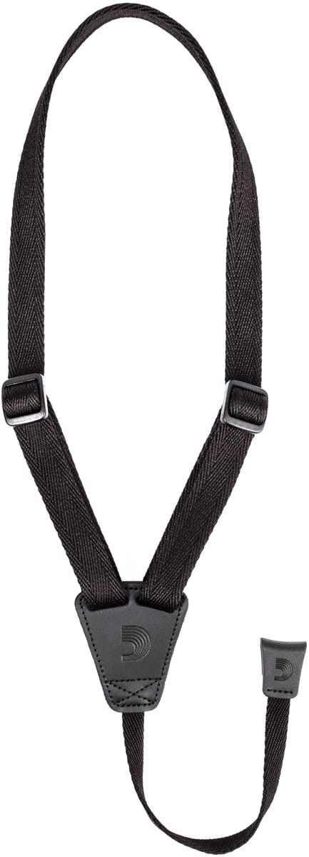 D'Addario 19UKE00 Ukulele Eco-Comfort Draagband Zwart