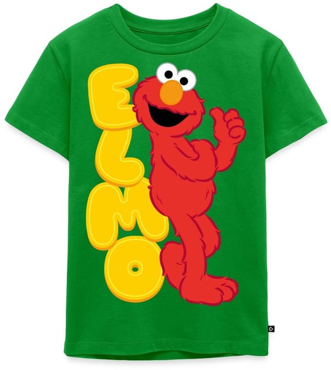 Sesamstraat Elmo Portret Premium T Shirt Kinderen